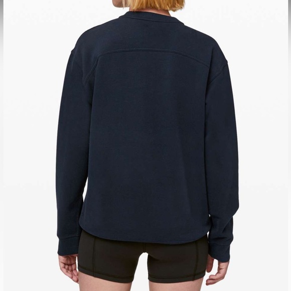 NWOT Lululemon All Yours Crew size 8 in night sea blue. - Picture 2 of 8